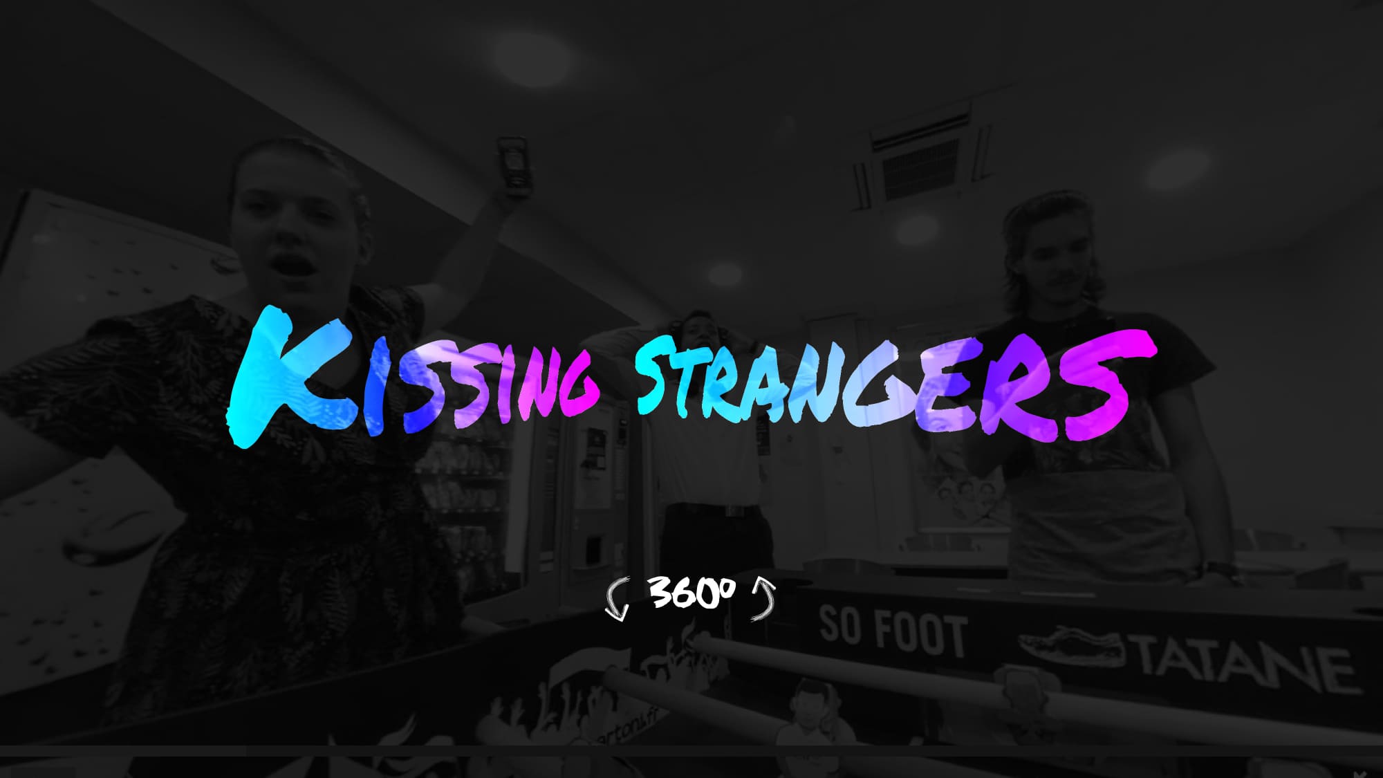 Kissing Strangers project illustration